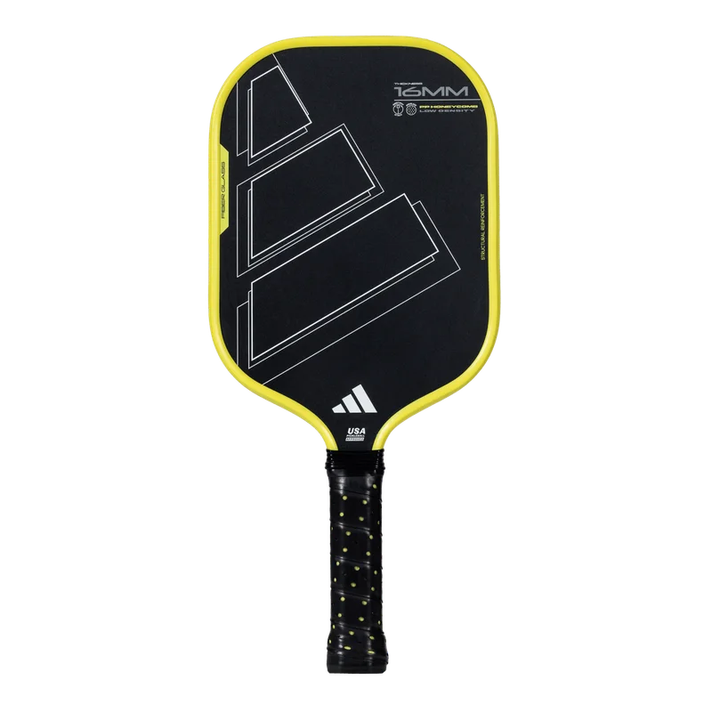 adidas RX Team ATTK 8oz 15mm pickleball paddle — Fiberglass composite face