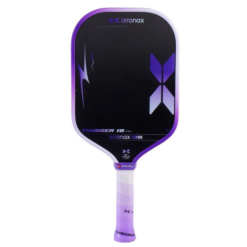 Arronax Thunder 10 7.75oz 16mm pickleball paddle — Toray T700 carbon fiber face