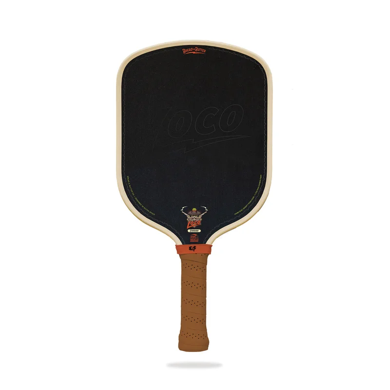 Bread & Butter Loco Standard 16mm 8oz 16mm pickleball paddle — T-700 raw carbon fiber (dual-density EPP + EVA foam core) face