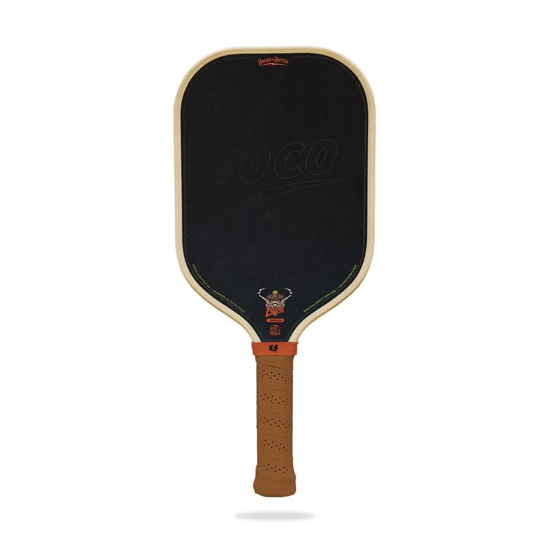 Bread & Butter The Loco Elongated 16mm 7.9oz 16mm pickleball paddle — CFC (carbon, fiberglass, carbon) face