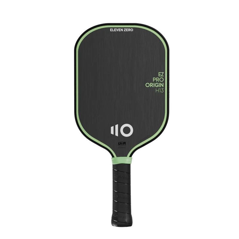 Eleven Zero EZ Pro Origin H13 13mm pickleball paddle — Carbon fiber face
