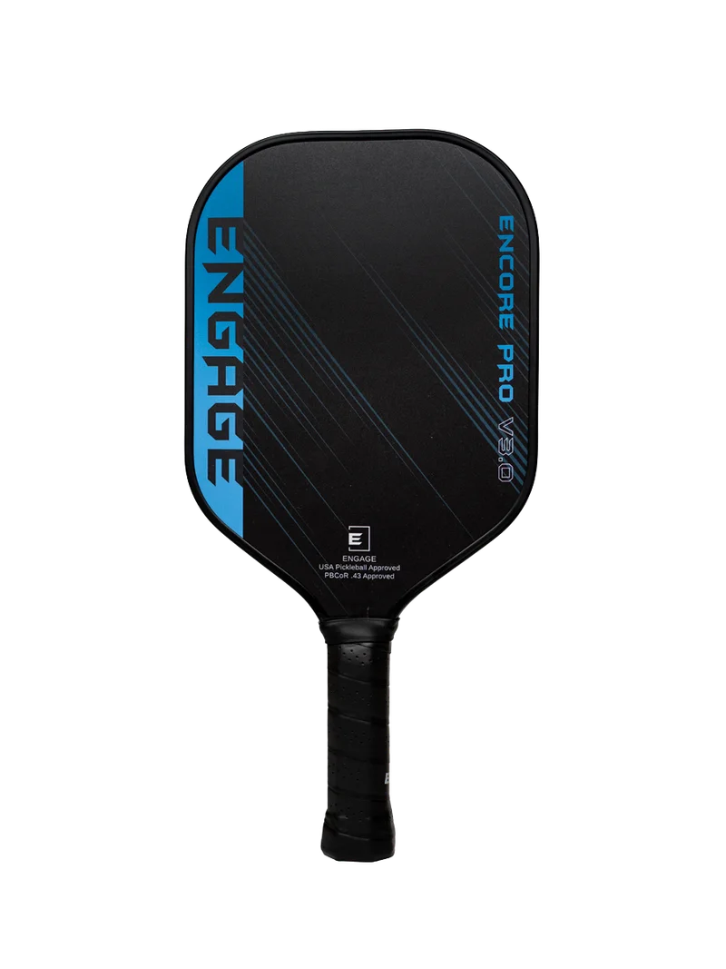 Engage Encore Pro V2.0 7.6oz 12.7mm pickleball paddle — Fiberglass (FiberFlex) face