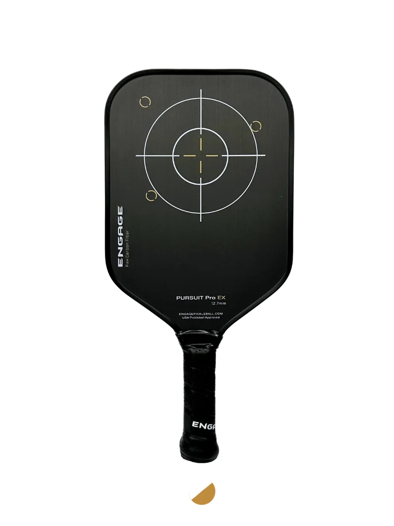Engage Pursuit Pro EX 12.7 Raw Carbon Fiber 8oz 12.7mm pickleball paddle