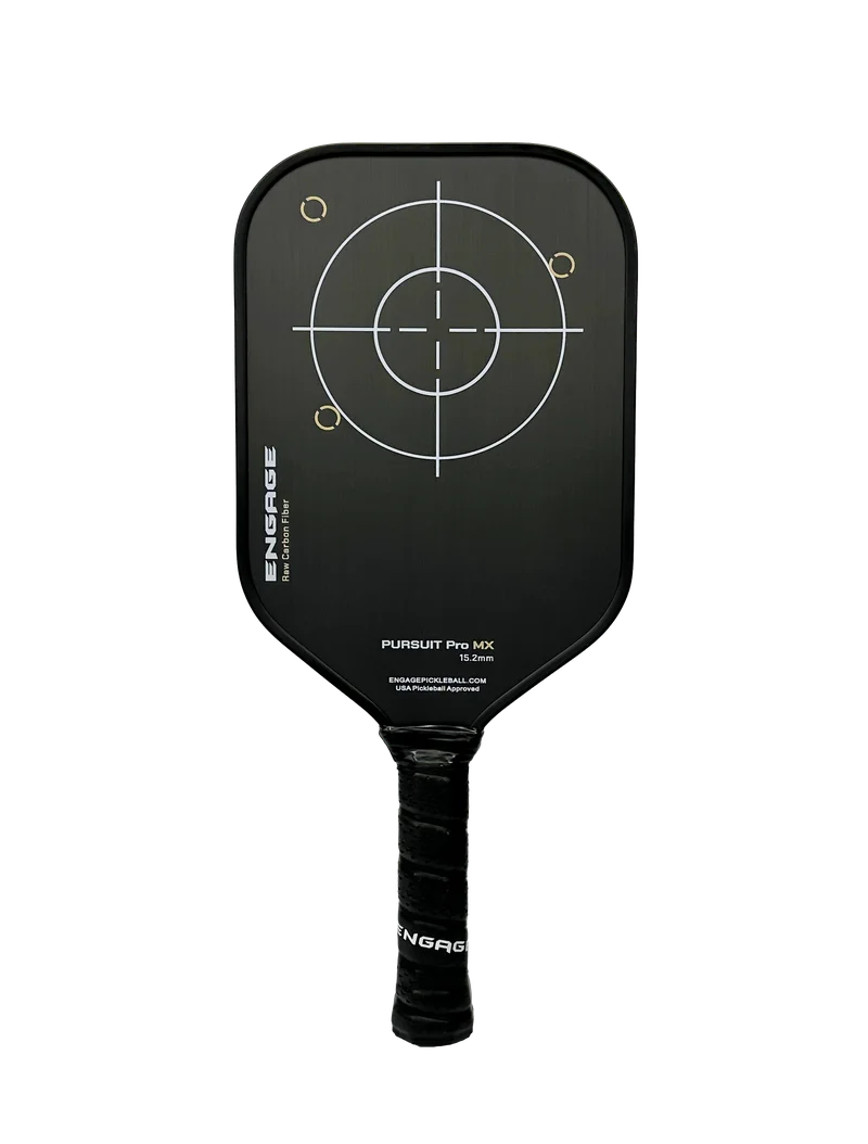 Engage Pursuit Pro MX 7.8oz 15.2mm pickleball paddle — Carbon fiber face