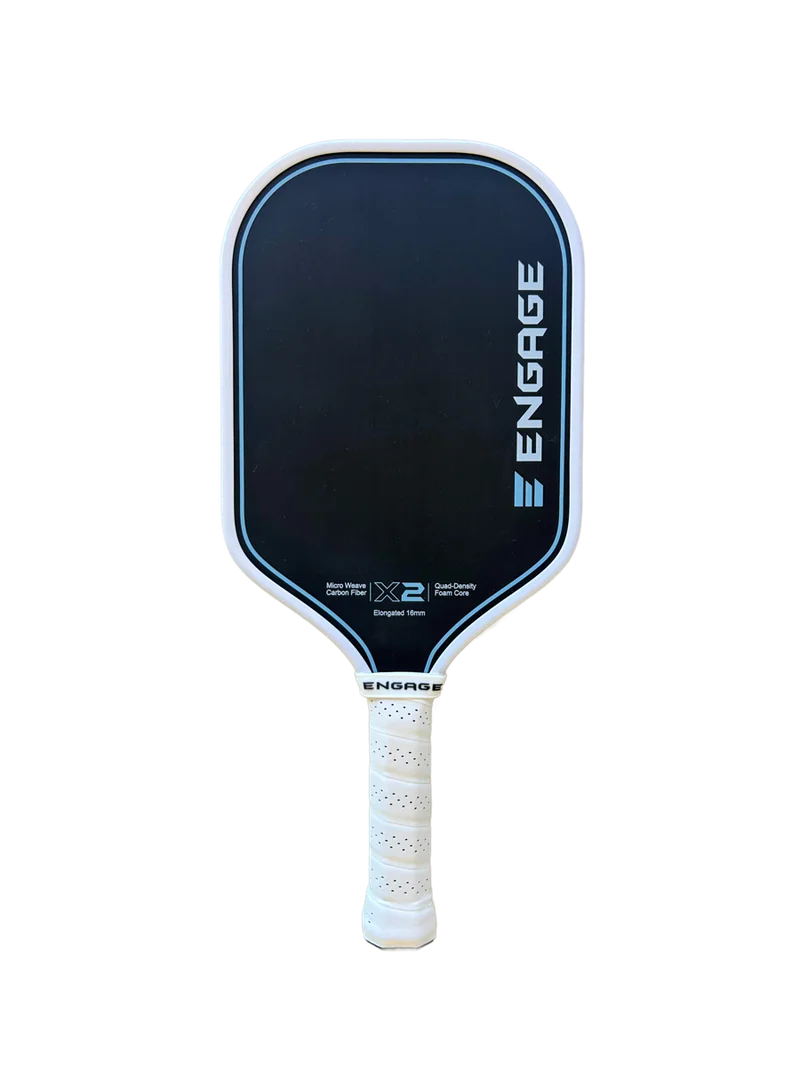 Engage X2 Elongated 7.9oz 16mm pickleball paddle — Carbon fiber face