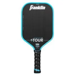Franklin FS Tour Dynasty 14mm 8oz 14mm pickleball paddle — T700 raw carbon fiber with peel-ply texture face