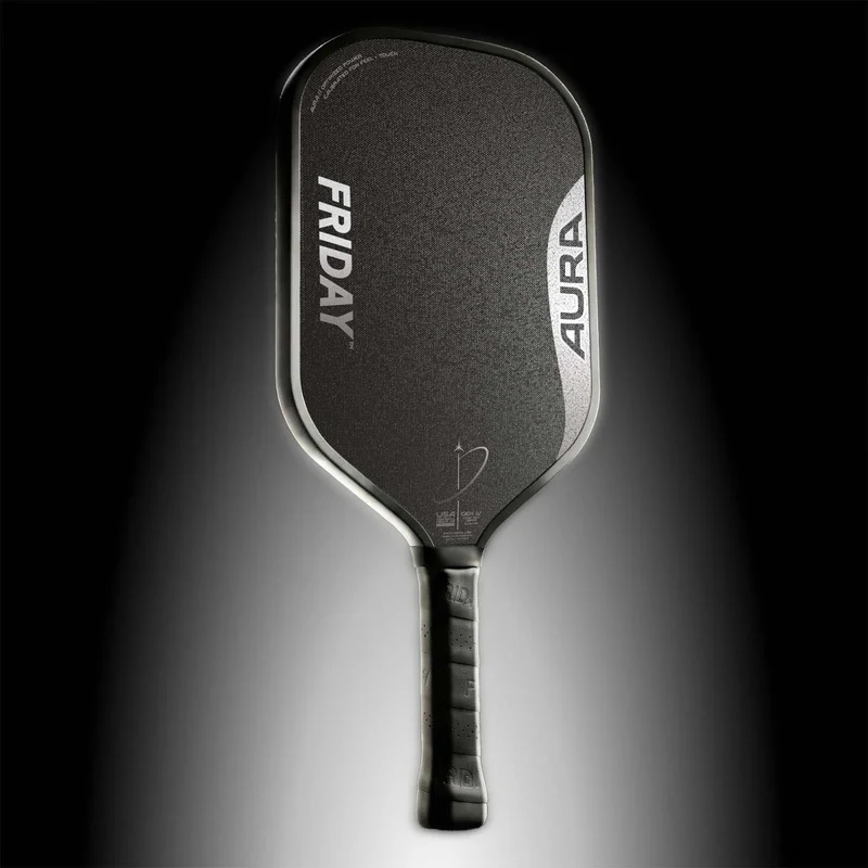 Friday Pickleball Aura 8oz 16mm pickleball paddle — Carbon fiber face