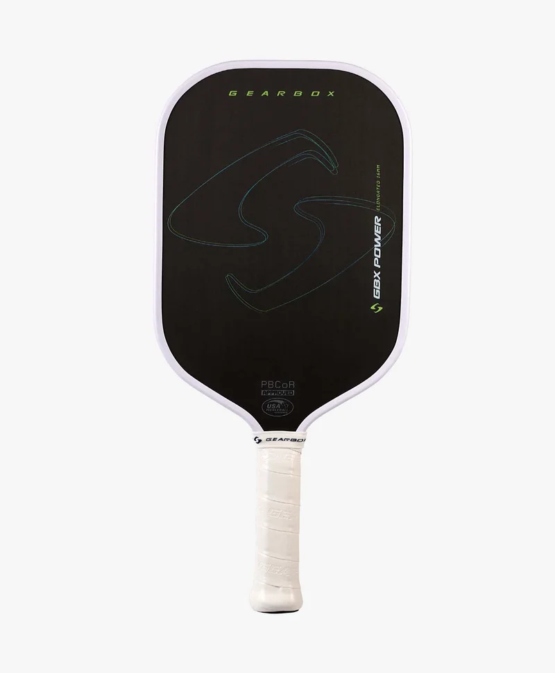 Gearbox GX6 Elongated 8oz 16mm pickleball paddle — Toray T700 raw carbon fiber face