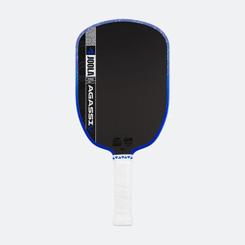 JOOLA Agassi Pro V 16mm 7.9oz 16mm pickleball paddle — Textured carbon fiber face