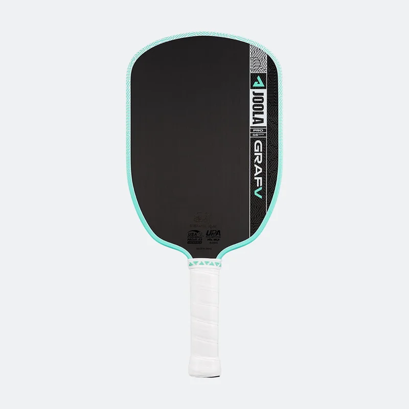 JOOLA Graf Pro V 16mm 7.9oz 16mm pickleball paddle — Textured carbon fiber face