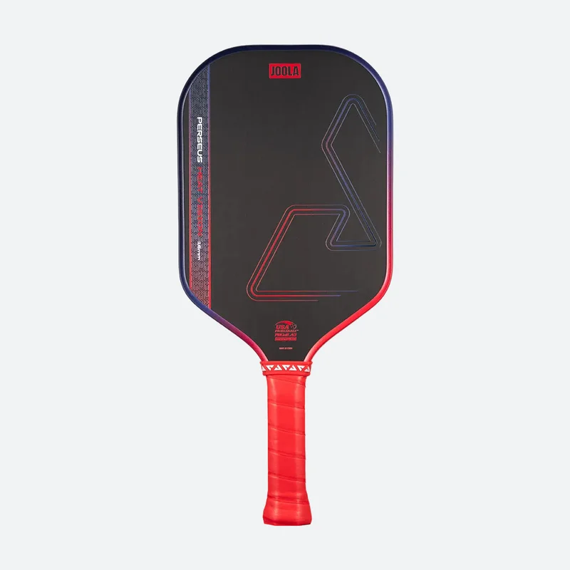 JOOLA Perseus Heat Vision 16mm 16mm pickleball paddle — Textured carbon fiber surface face