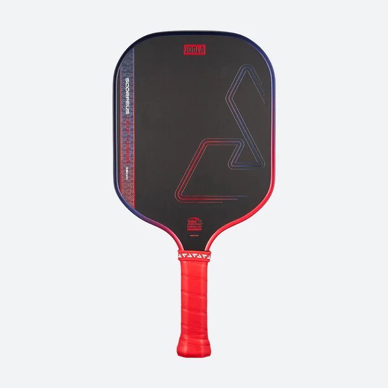 JOOLA Scorpeus Heat Vision 16mm 7.8oz 16mm pickleball paddle — Textured carbon fiber surface face