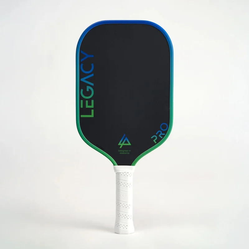 Legacy Pro Series Elongated 14mm 7.5oz 14mm pickleball paddle — Raw carbon fiber face