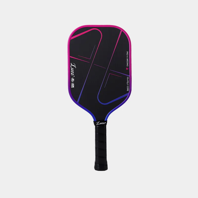 Luzz Pro 4 Inferno 7.75oz 16mm pickleball paddle — T700 carbon fiber face