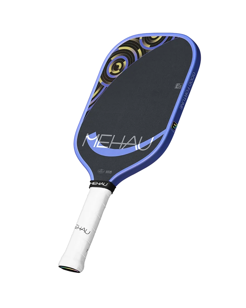 MEHAU E5 7.94oz 16mm pickleball paddle — 3D woven carbon fiber face