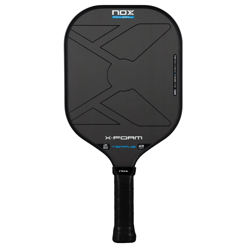 NOX X-FOAM Tempus 14mm 14mm pickleball paddle — Textured T700 raw carbon fiber face