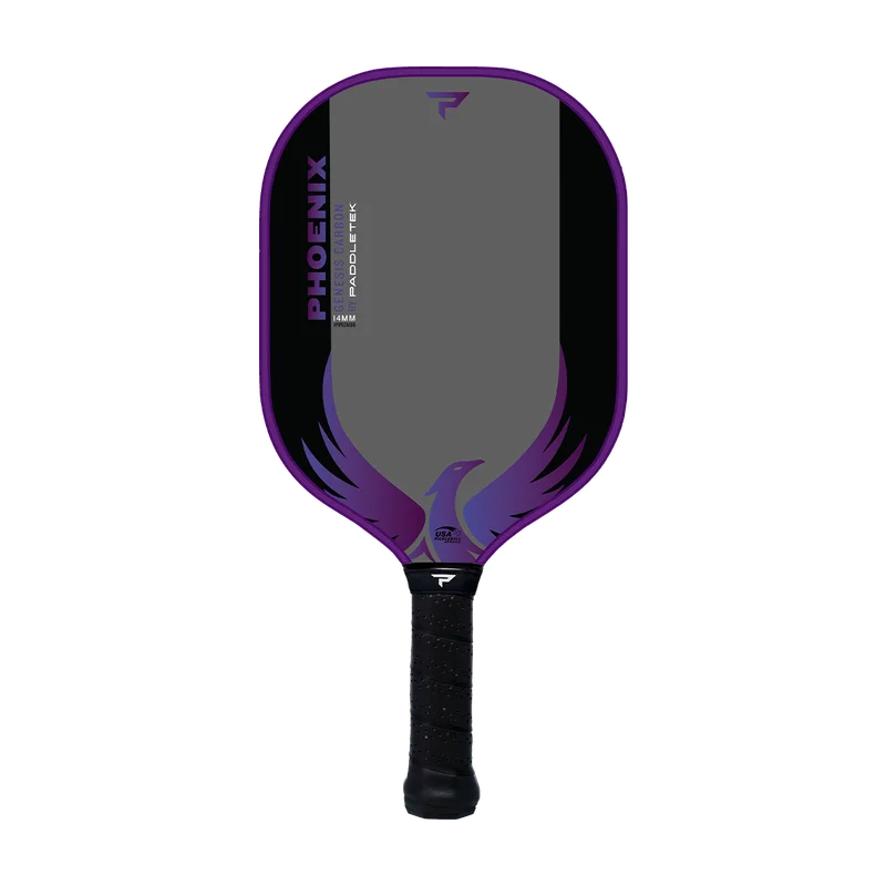 Paddletek Phoenix Genesis 7.4oz 12.7mm pickleball paddle — Fiberglass face