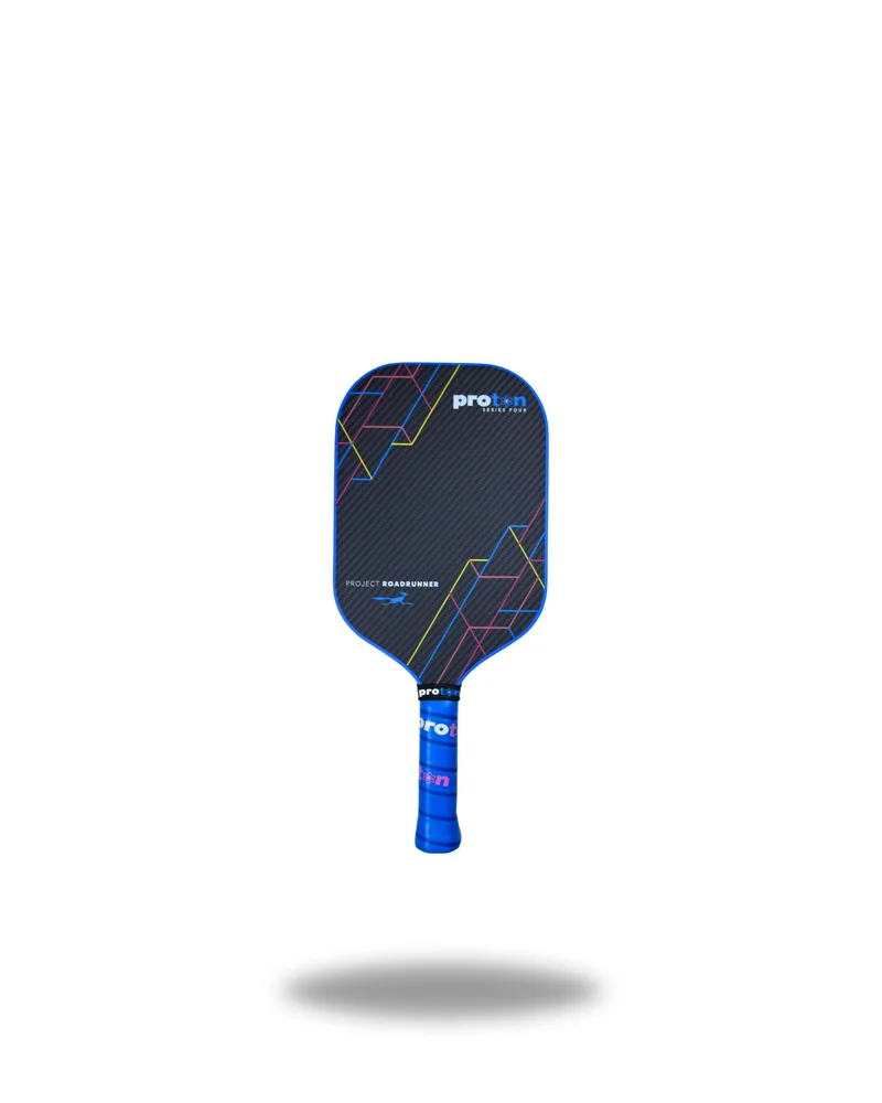 Proton Sports Series Four 16mm 7.8oz 16mm pickleball paddle — Toray T700 raw carbon fiber face