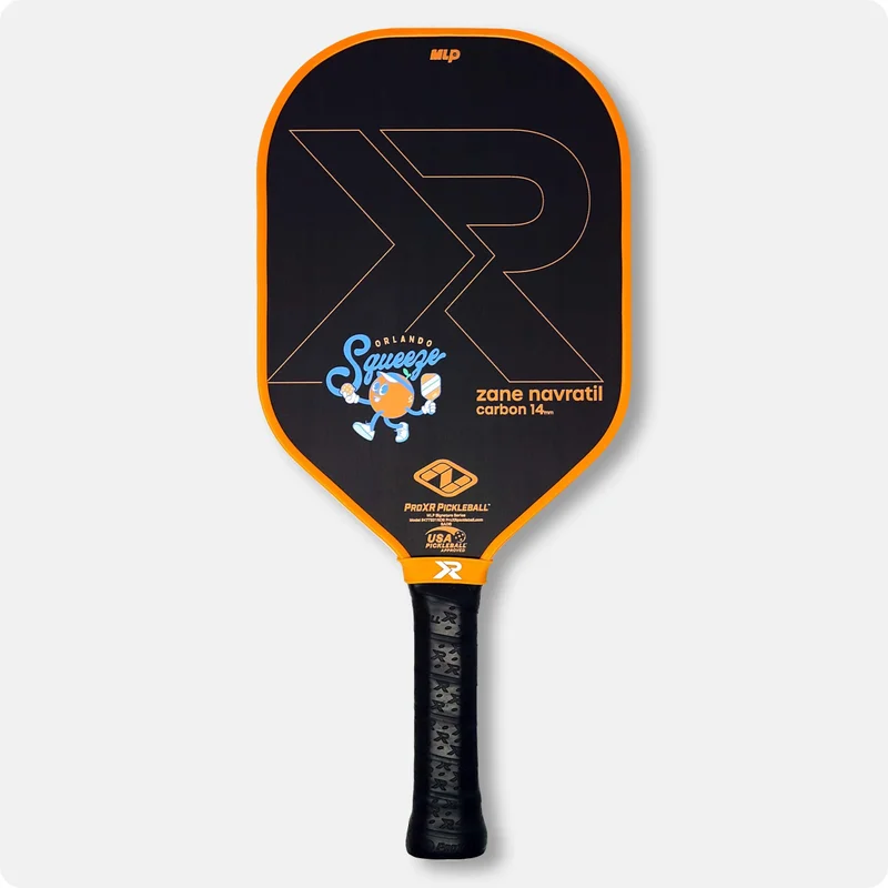ProXR Zane Navratil Signature 14mm 7.8oz 14mm pickleball paddle — Toray T700 ultra raw carbon fiber face