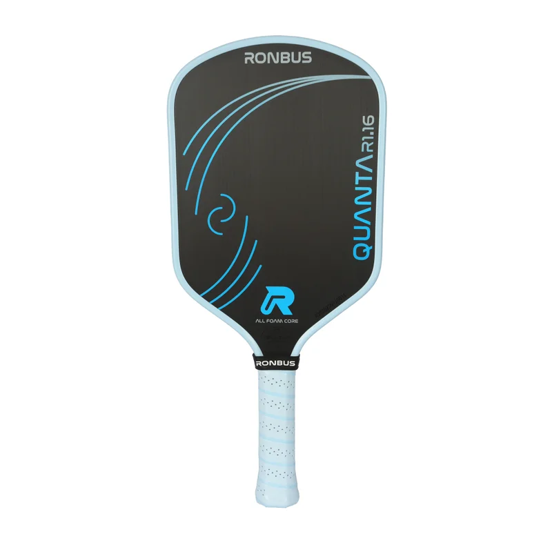 Ronbus Quanta R1 7.61oz 16mm pickleball paddle — Toray T700 raw carbon fiber thermoformed face