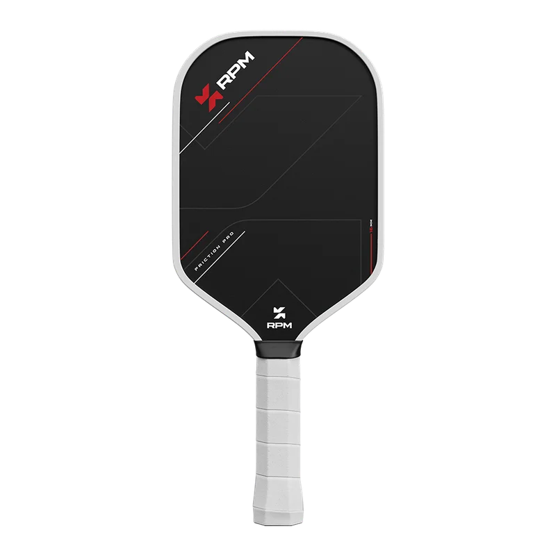 RPM Pickleball Friction Pro 16mm Elongated 7.8oz 16mm pickleball paddle — Carbon fiber with CarbonBite texture face