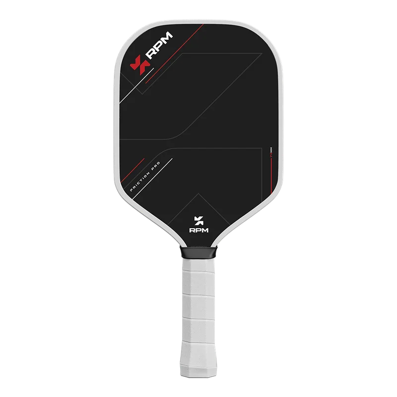 RPM Pickleball Torque Pro 14mm 7.6oz 14mm pickleball paddle — Raw carbon fiber (high-grit surface) face