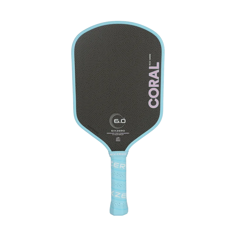 Six Zero Alchemy 16mm 7.7oz 16mm pickleball paddle — Toray T700 raw carbon fiber face