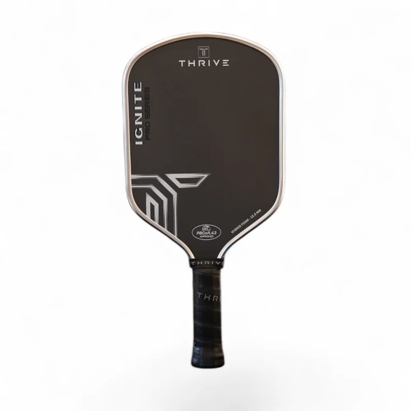 Thrive Pickleball Ignite Hybrid 15.5mm 15.5mm pickleball paddle — Raw carbon fiber face