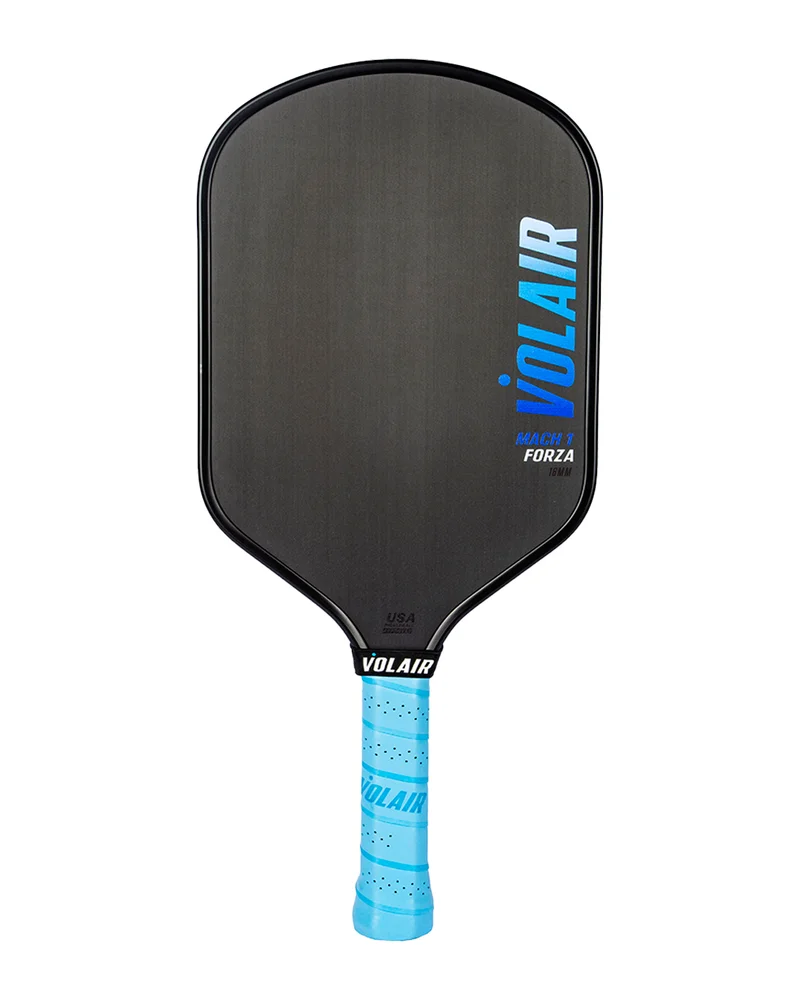Volair Mach 1 Forza 16mm 7.8oz 16mm pickleball paddle — Carbon fiber face