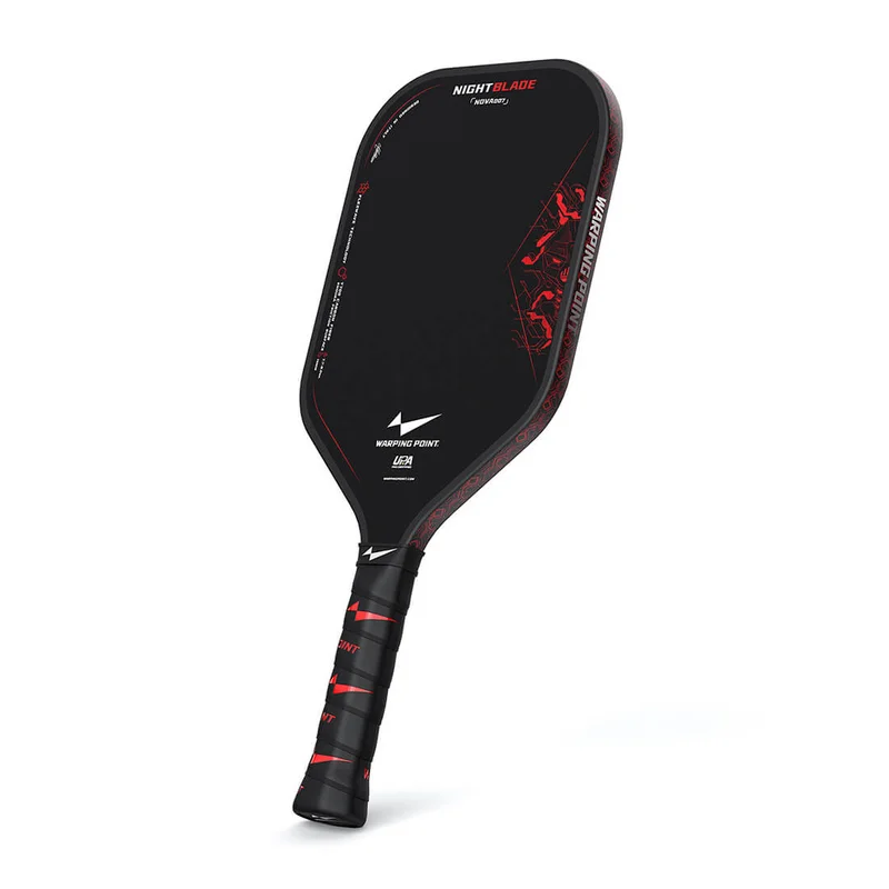 Warping Point Nightblade 14mm 14mm pickleball paddle — Carbon fiber face