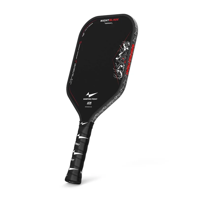 Warping Point Nightblade 16mm 16mm pickleball paddle — Carbon fiber face